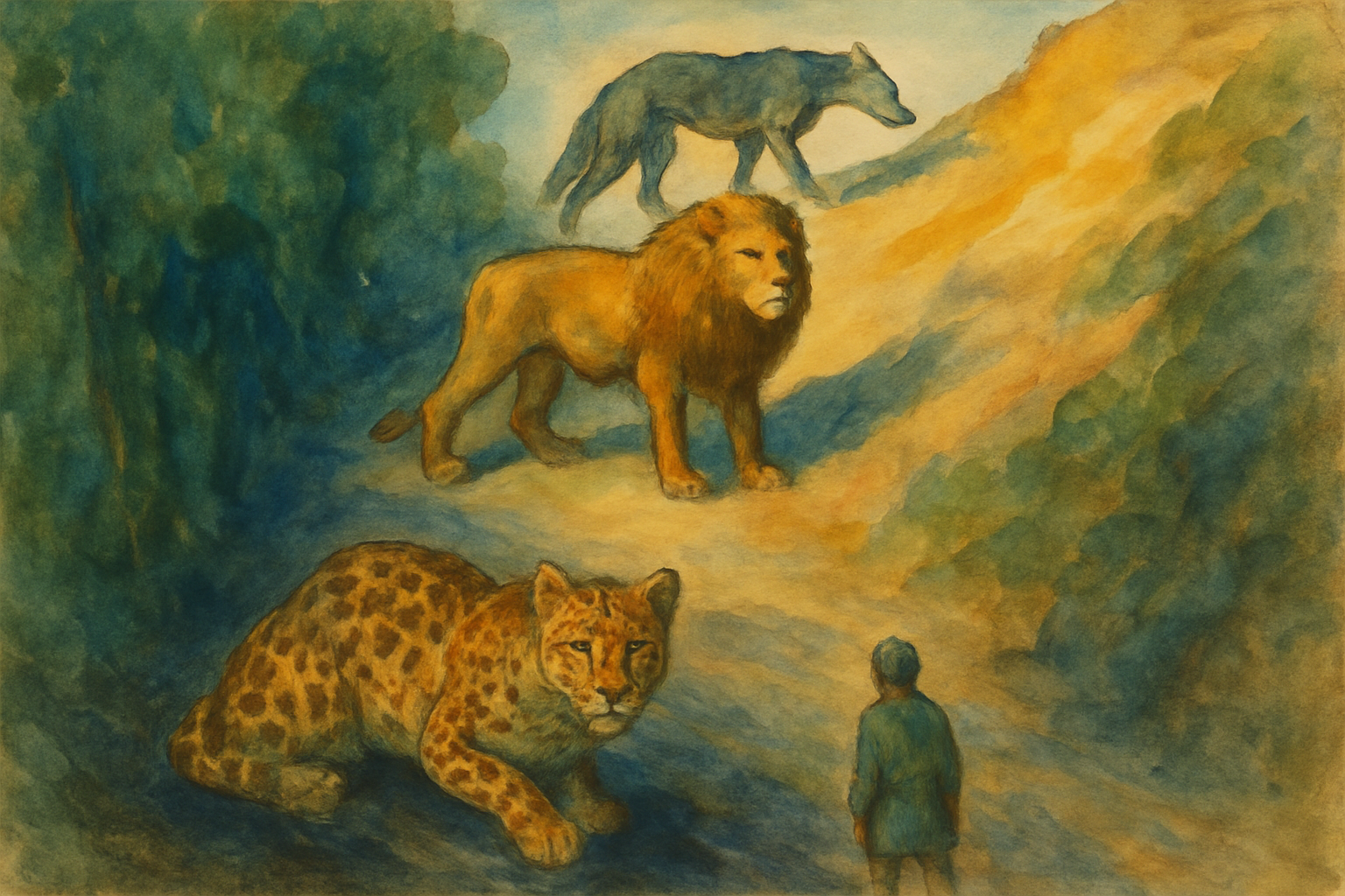 The Three Beasts  Inferno 1
