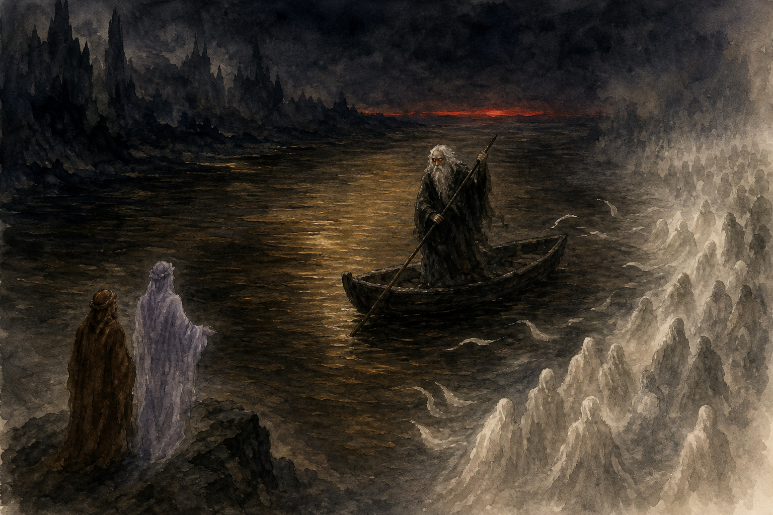 The Boatman of Acheron  Inferno 3