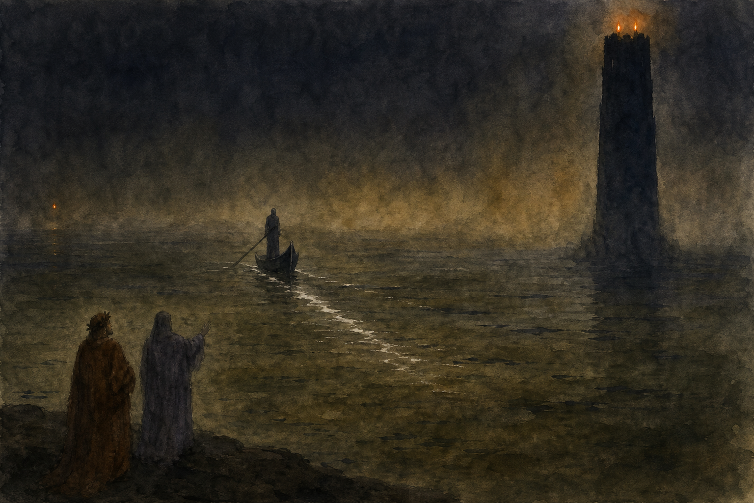 Phlegyas and the Swift Boat  Inferno 8
